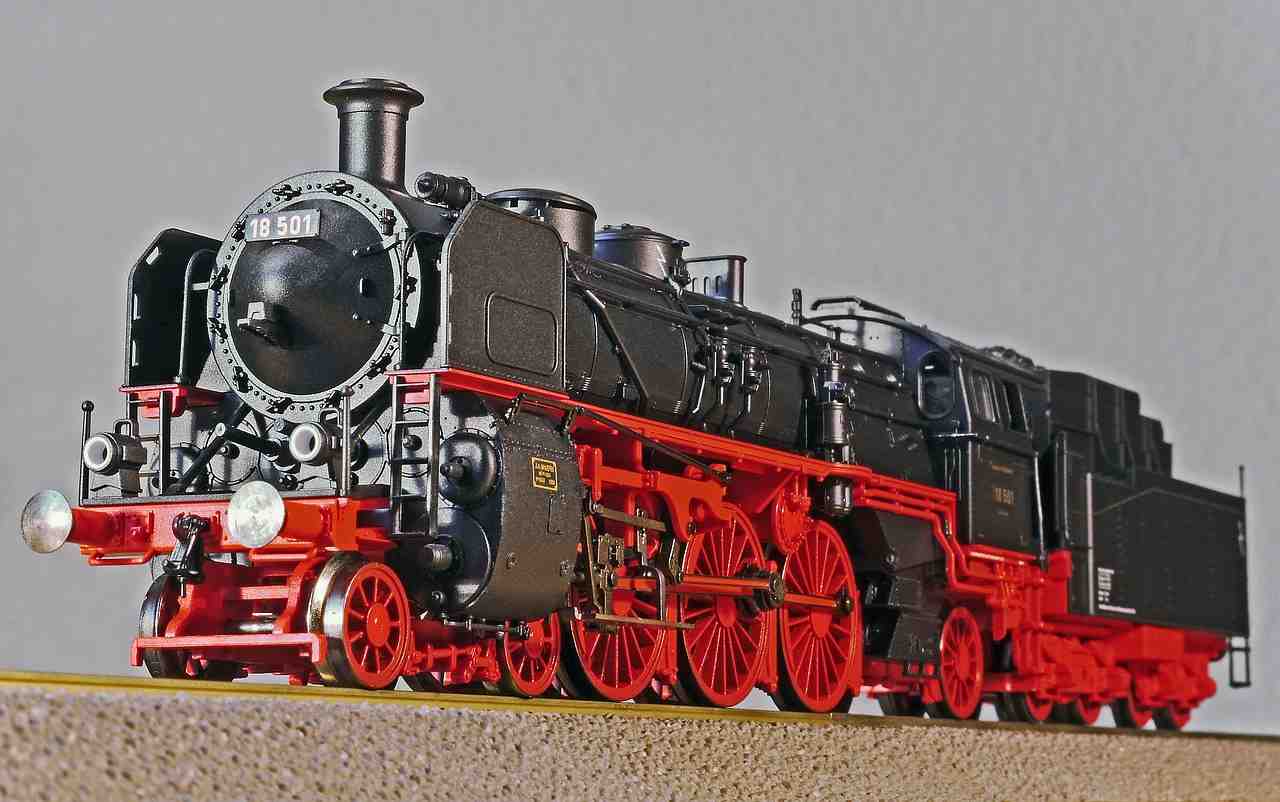 locomotive à vapeur, modèle, échelle h0